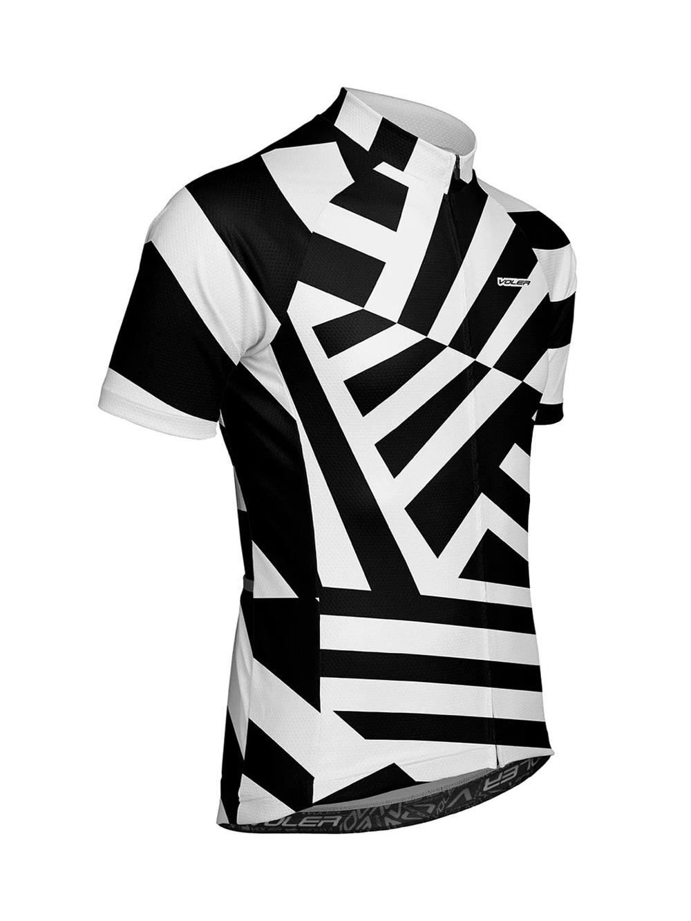 Voler Peloton Razzle Dazzle black & white cycling jersey